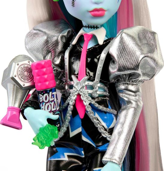 Кукла Монстр Хай Фрэнки Штейн Оригинал Mattel Monster High Amped Up Frankie Stein Rockstar | Зображення 6