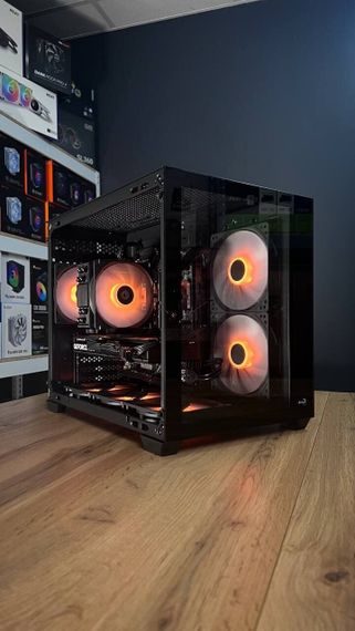 Збірка на замовлення: ігровий ПК AeroCool Dryft Mini Tower / AMD Ryzen 5 7500F (6 (12) ядер по 3,7 - 5,0 ГГц) / 32 ГБ DDR5 / 1000 ГБ SSD M.2 / nVidia GeForce RTX 5060 Ti, 16 ГБ GDDR7, 128-bit / 650 Вт | Зображення 1