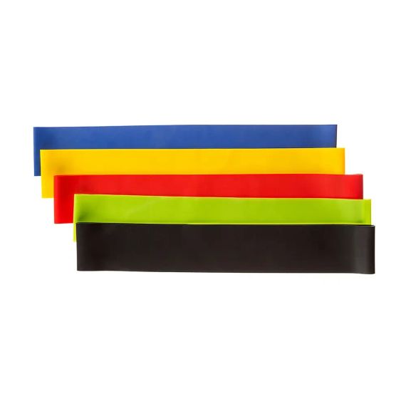 Гумки для фітнесу 30см, універсальний тренажер, 5 резинок, Гумки для йоги, Гумки для пілатесу | Зображення 4