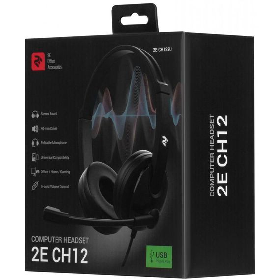 Навушники 2E CH12 On-Ear USB (2E-CH12SU) | Зображення 6