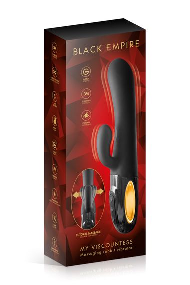 Вібратор кролик Black Empire My Viscountess, чорний