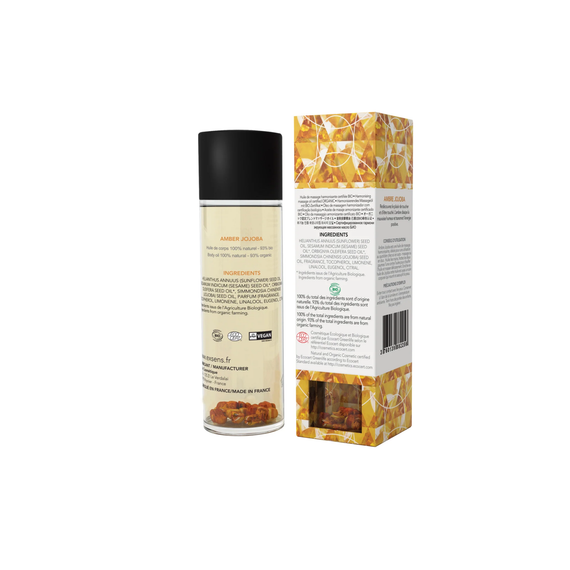 Масажна олія EXSENS Amber Jojoba (гармонізує, з бурштином) 100мл, натуральна | Зображення 1