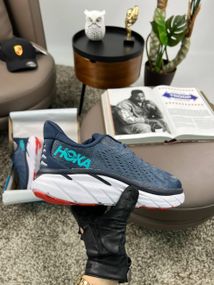 Мужские кроссовки HOKA Clifton 8 Navy White Динаміка твого стилю весна / літо / осінь A4149 43