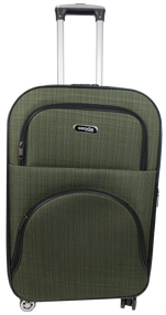 Тканева середня валіза колесах 67L Gedox хакі