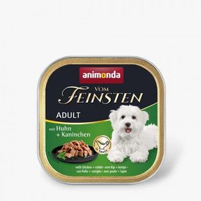 Вологий корм Animonda Vom Feinsten для дорослих собак, з куркою та кроликом, 150 г