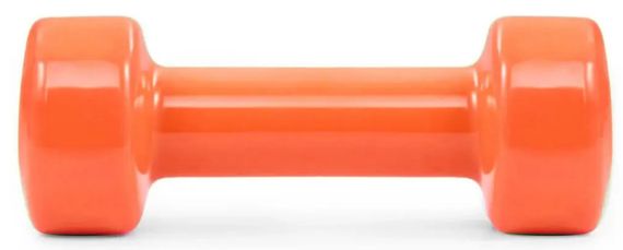 Гантель вінілова PowerPlay 1 кг PP_4103 Помаранчева 1 шт (PP_4103_1kg) | Зображення 1
