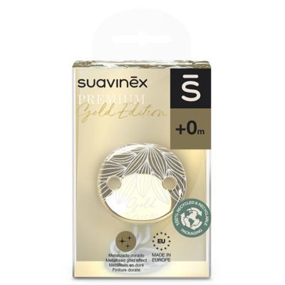 Клипса для пустышек Suavinex Gold Edition белая (307866) | Зображення 1