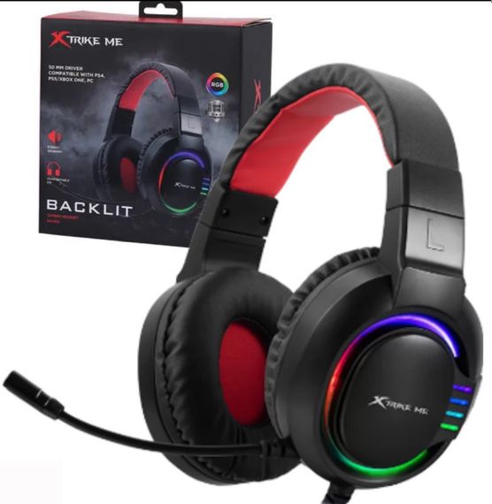 Игровые наушники XTRIKE ME Gaming GH-405 с микрофоном и подсветкой проводные | Зображення 4