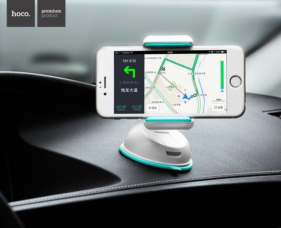 Тримач для мобільного HOCO CA5 Suction vehicle Holder Blue | Зображення 6