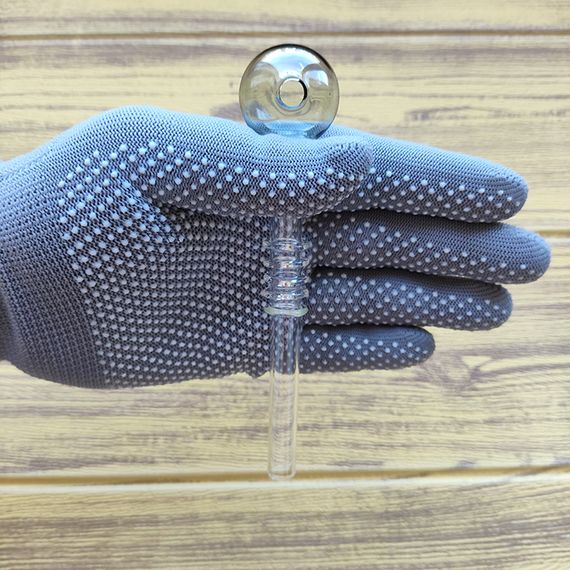 Стеклянная трубка Corrug Oil Black | Зображення 2