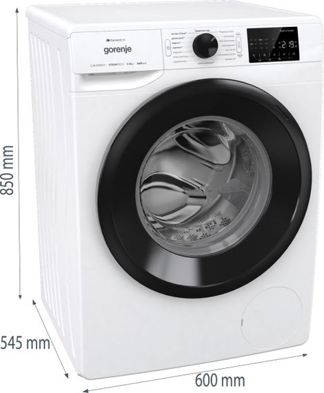 Стиральная машина Gorenje фронтальная WPNEI84A1SWIFI | Зображення 9