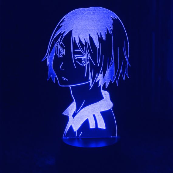 Акриловий світильник-нічник Кенма Кодзуме (Kozume Kenma) синій tty-n000522