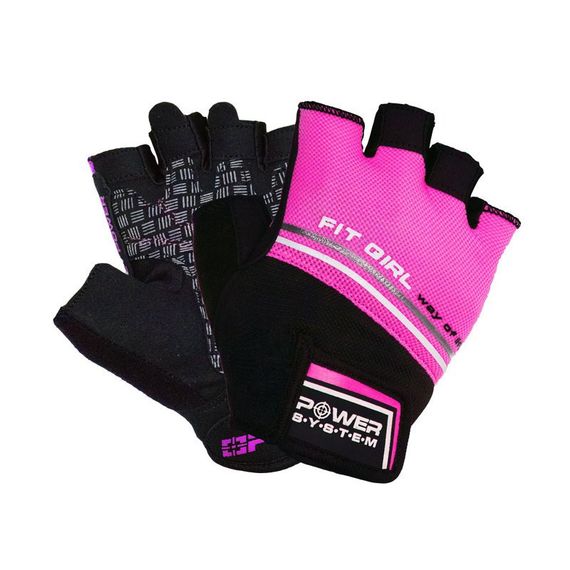 Рукавички для фітнесу Power System PS-2920 Fit Girl Evo Pink M