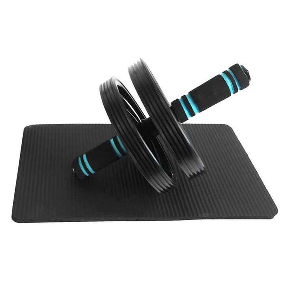 Колесо для пресса U-Powex Ab wheel with mat (d18.5cm.) Black | Зображення 5