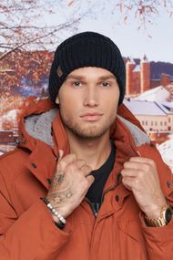 Мужская шапка «Стивен» джинсовый