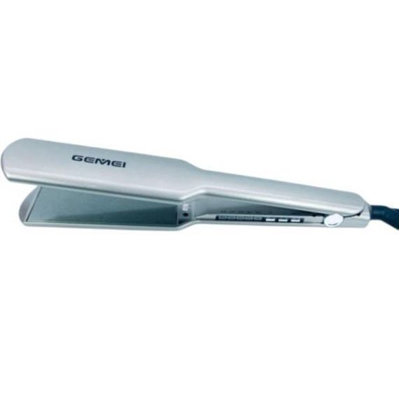 Праска випрямляч для волосся Gemei GM-450 Сірий