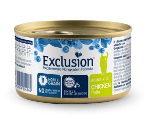 Консервований корм Exclusion Cat Adult Chicken з куркою для дорослих котів всіх порід, 85 г
