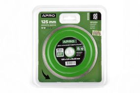 Диск відрізний для бетону 125х2х22.22мм (16-18%) Суцільний APRO
