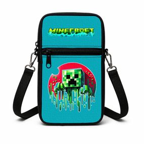 Сумка-чохол для телефону Minecraft,дитяча сумка через плече, водонепроникна міні-сумка (4789)