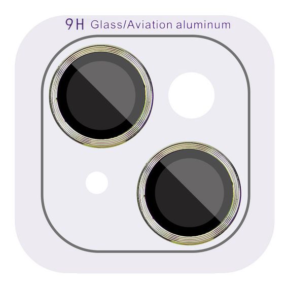 Захисне скло Metal Classic на камеру (в упак.) для Apple iPhone 15 (6.1") / 15 Plus (6.7")