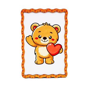 Дитячий набір для розпису по дереву "Ведмедик" Puz-22982 формат А5