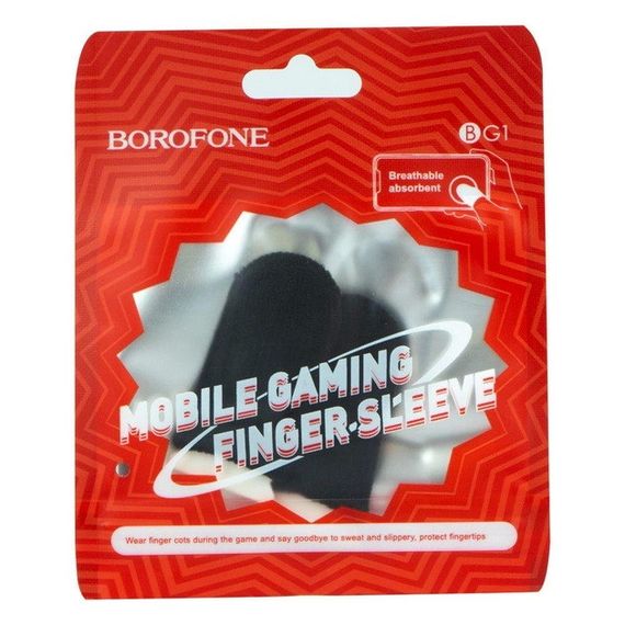 Ігрові напальчники для телефону Borofone BG1, Black | Зображення 1