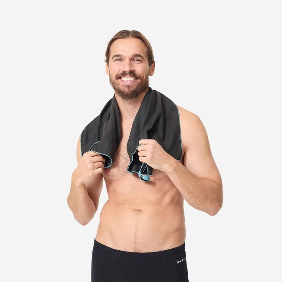 Рушник з мікрофібри розмір M 60 × 80 см чорний - One Size | Зображення 1