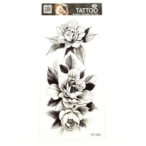 Тимчасове тату "Квіти" FF-099 розмір 19 х 9 см