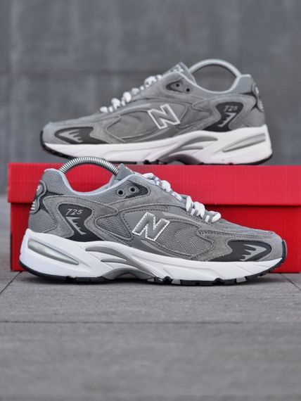 Кросівки New Balance весна-літо матеріал замш/шкіра/текстиль колір сірий | Зображення 6
