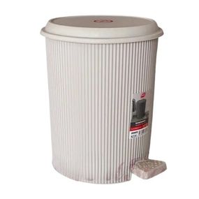 Набір відер з педаллю 3 предмети: (11л/17л/24л) кава з молоком Nostalgia ELIF