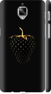 Чохол на OnePlus 3T Чорна полуниця "3585m-1617-24368"