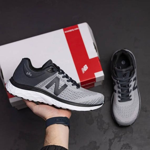 Кросівки New Balance весна/літо матеріал текстиль колір сірий, білий | Зображення 1
