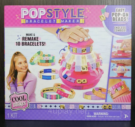 Набор с машинкой для создания браслетов Cool Maker PopStyle Bracelet Making Kit Оригинал | Зображення 8