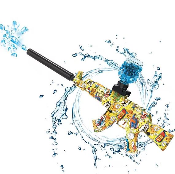 Бластер OldBro automatic Auto 47 Gel Ball 10500 шт eXtream yellow (2156675071) | Зображення 1