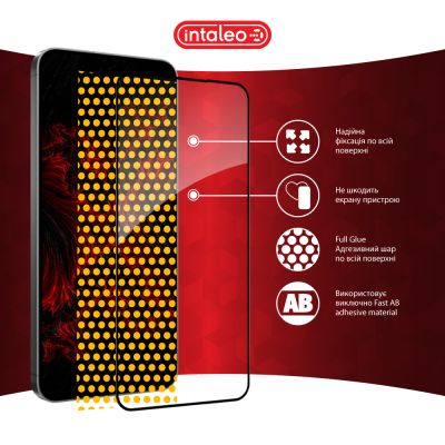 Стекло защитное Intaleo Full Glue Samsung S24 FE Black (1283126594854) | Зображення 6