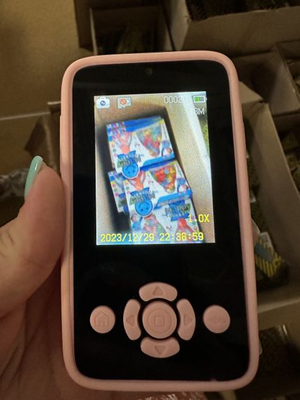 Смартфон дитячий  "KidPhone Dino" з камерою та іграми (синій/зелений) в коробці р.14*9*4см | Зображення 5