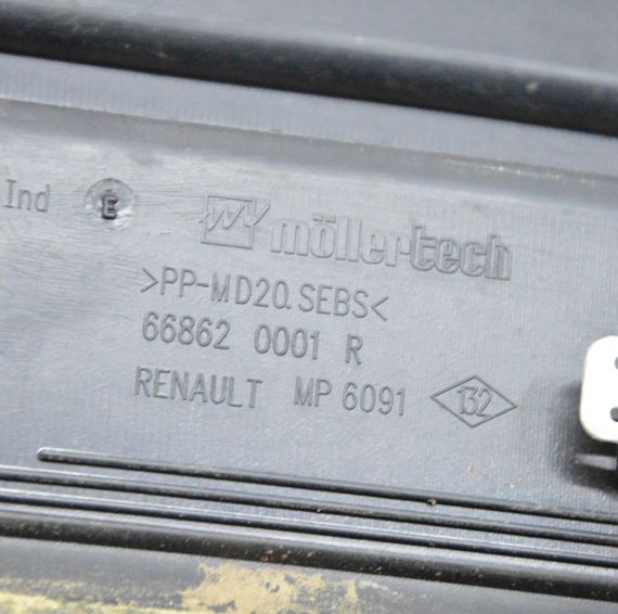 Пластик під лобове скло Renault Laguna III 2007-2015 Жабо водостік лобового скла Рено Лагуна 3 668620001R | Зображення 6