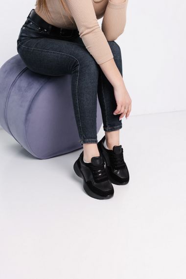 Кроссовки женские Fashion Chris 3894 38 размер 24 см Черный | Зображення 6