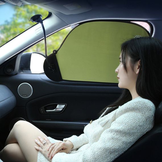 Солнцезащитный козырек для автомобиля (на присоске) (0.58x0.36m) Green | Зображення 5