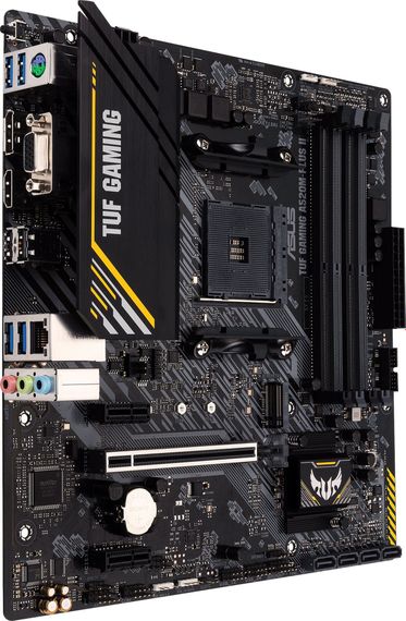 Материнcька плата ASUS TUF GAMING A520M-PLUS II sAM4 A520 4xDDR4 HDMI DVI D-Sub mATX (90MB17G0-M0EAY0) | Зображення 2