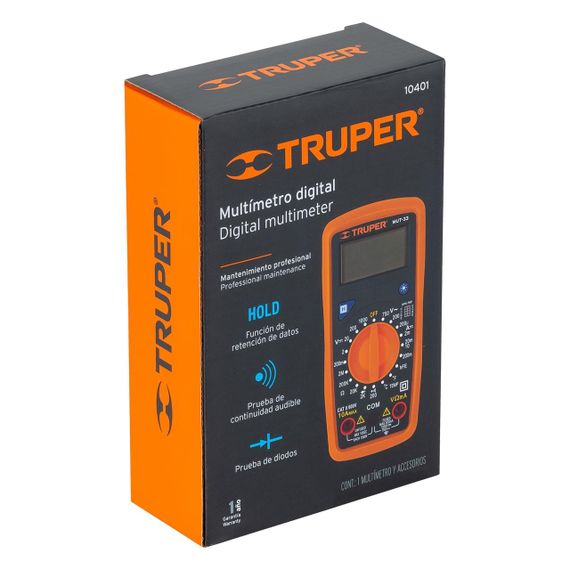 Мультиметр-тестер Truper MUT-33 Comfort 200mV-500V | Зображення 4