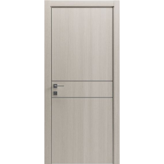 Двері міжкімнатні Rodos MODERN Flat-01 INSIDE ПВХ Білий мат