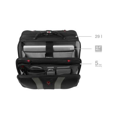 Сумка для ноутбука Wenger 16&quot; Granada, Wheeled Case, Black (600659) | Зображення 2