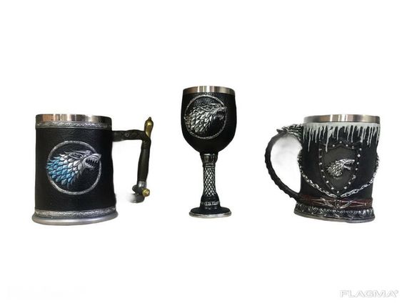 Подарочный Набор Кружка Чашка Бокал 3D Игра Престолов Game Of Thrones Winter Is Coming...