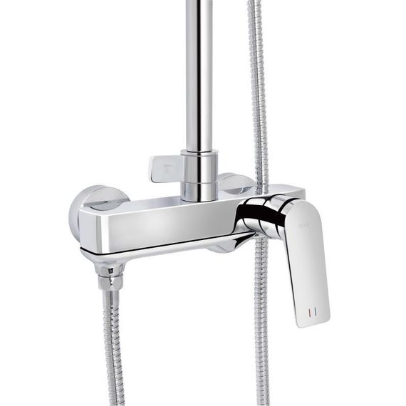 Душова система універсальна Qtap Vlasta New на три споживача (з виливом) QTVLA111CRM45650 Chrome | Зображення 9