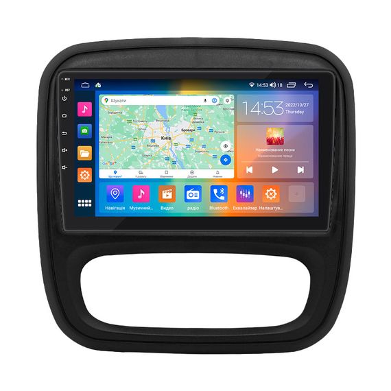 Штатная магнитола Lesko для Opel Vivaro B 2014-2018 IPS 9" 2/32Gb CarPlay 4G Wi-Fi GPS Prime