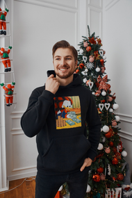 Худі Макдак 1 чорний S XL