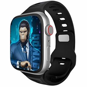 Ремінець BlueO Fluoro Rubber Sport для Apple Watch 42(ser.1-3)/44/45/46/49mm Black