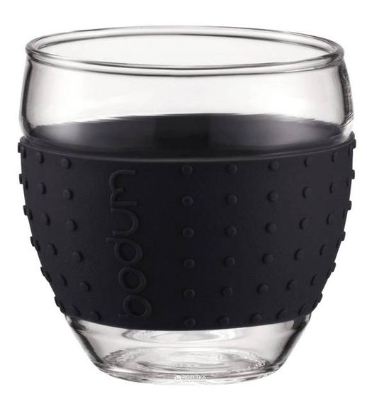 Набір чашок Bodum Pavina 0,35 л 2 шт. Чорний (11185-01) | Зображення 1