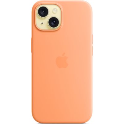 Чехол для мобильного телефона Apple iPhone 15 Silicone Case with MagSafe Orange Sorbet (MT0W3ZM/A) | Зображення 2